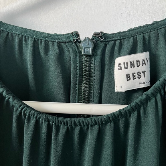 Size 4 Wilfred Dress - Forest Green - Picture 3 of 3